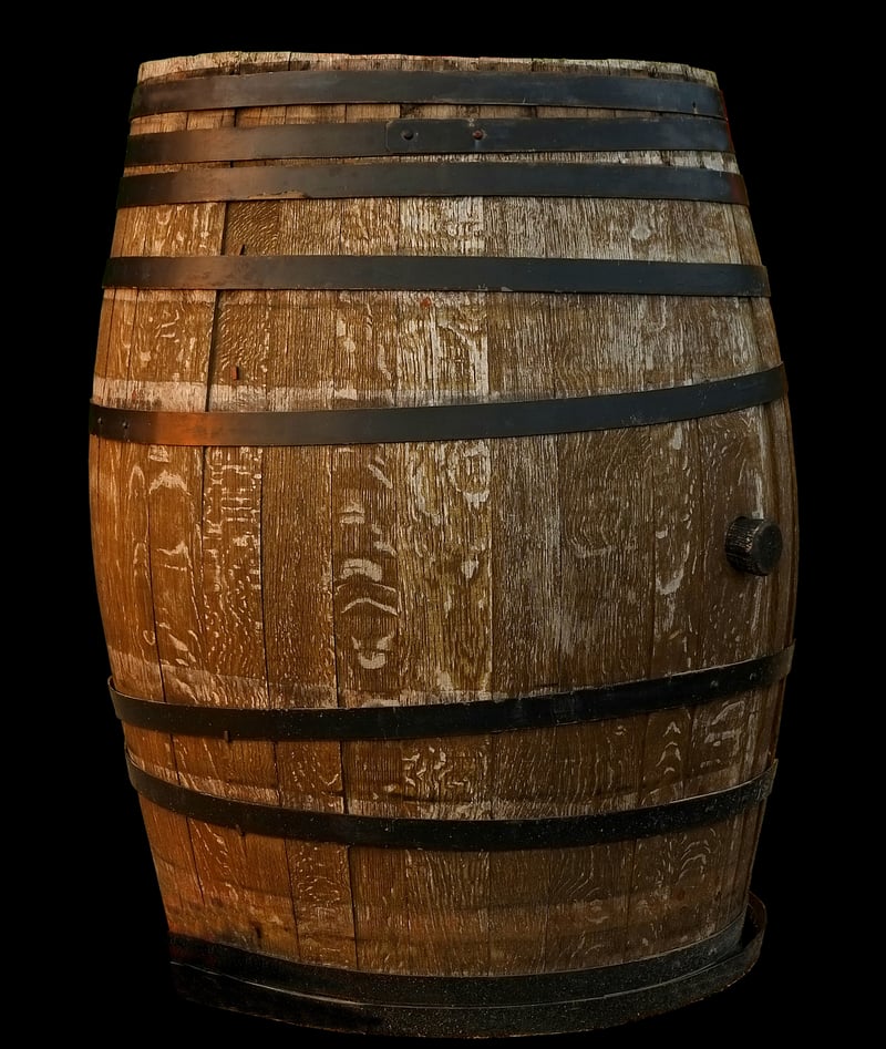 Repurposed Wine Barrel Coffee Table